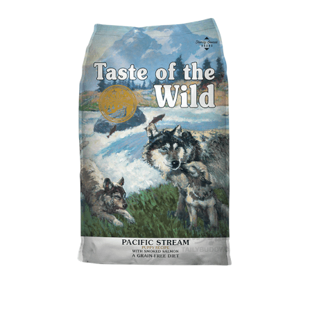  อาหารลูกสุนัข Taste of the Wild Pacific Stream Puppy สูตรเนื้อปลา โฮลิสติก 12.7 กก.